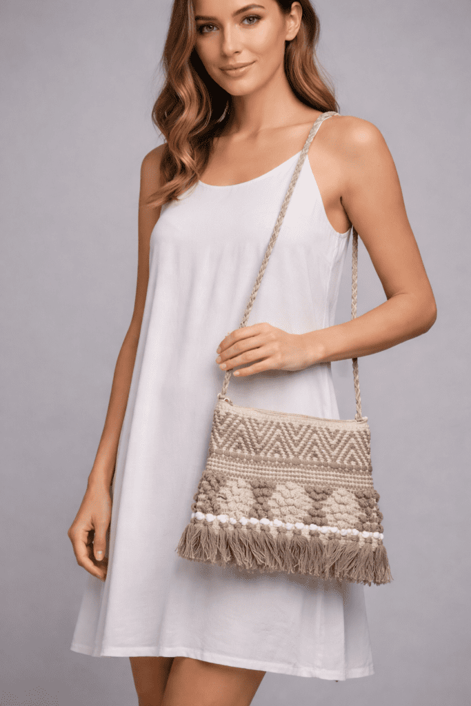 Sustainable handwoven tote bag by ReSpun designed for everyday use