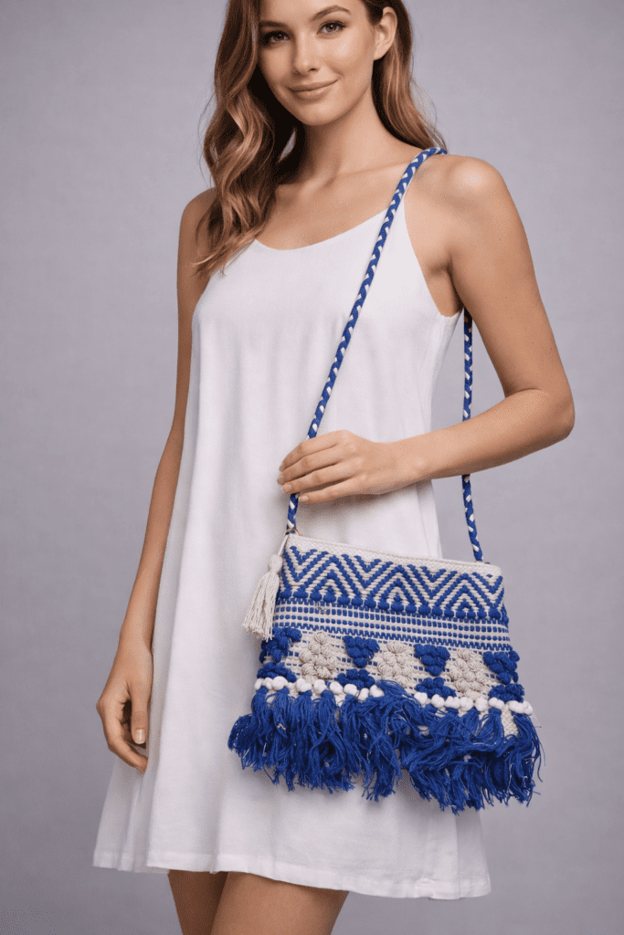 Sustainable handwoven tote bag by ReSpun designed for everyday use