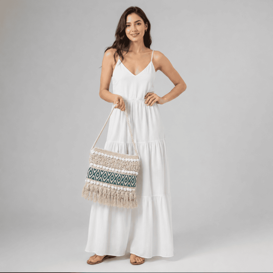 Sustainable handwoven tote bag by Respun designed for everyday use